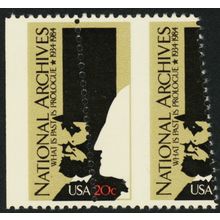 2081, MNH 20¢ Margin Copy - Misperf Shift Error Freak * Stuart Katz