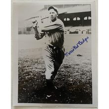 Morris "Red" Badgro Signed Autographed Vintage 8x10 Photo St. Louis Browns