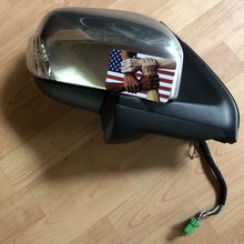 07-14 Volvo XC90 R Passenger Right BLIS Power Mirror Chrome OEM 31297335