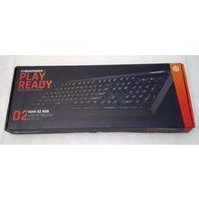 CyberPower PC Play Ready LED Wired Gaming Keyboard 02 RGB NOHI KB-161-104