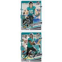 TREVOR LAWRENCE & ZAY JONES AUTOGRAPHED 2023 JACKSONVILLE JAGUARS ALL-PRO OFENSE