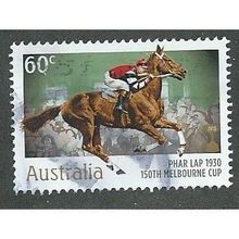 AUS 2010 60c 'MELBOURNE CUP -PHAR LAP' FINE USED (EBID36-943