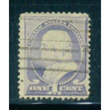 Used 212 1c Benjamin Franklin Barely Clears M01513