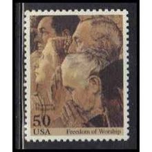 2840d 50c Norman Rockwell Fine MNH V2429