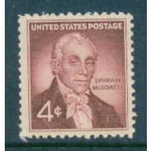 1138 4c Dr. Ephraim McDowell Fine MNH MA0226