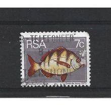SouthAfrica.SG354 7c Bontrok Seabream.Fine Used.Sep25e