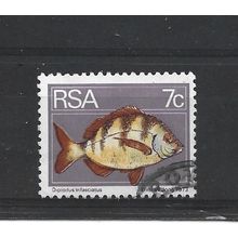 SouthAfrica.SG354 7c Bontrok Seabream.Fine Used.Sep25m