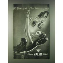 1946 Marvin Watches Ad - For Perfection of the Swiss Watchmaking Art