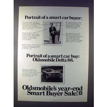 1972 Oldsmobile Delta 88 Car Ad - Portrait