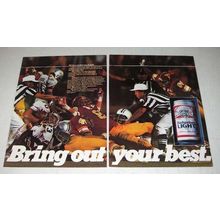 1983 Budweiser Beer Ad - Bring Out Your Best