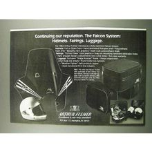 1983 Arthur Fulmer Falcon System Ad - Helmets, Fairings