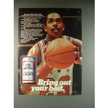 1983 Budweiser Light Beer Ad - Bring Out Your Best