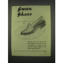 1949 Crockett & Jones Swan Shoes Ad