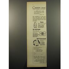 1950 The University of Chicago Press Common Cause Journal Advertisement