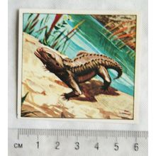 1978 Texan Prehistoric Animals sticker No. 6 Seymouria