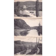 Normandie Viaduc De Vers Clecy Bords De L'Orne 3x Postcard s
