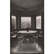 Berghotel Tramserhof Landbeck Tirol Restaurant Window Table Postcard