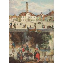 Aus Dem Brunnenkalender 1974 2x German Dusseldorf Postcard s