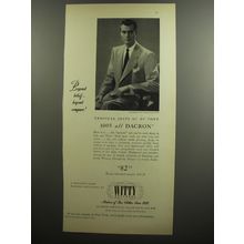 1952 Witty Brothers Tropical Suits Ad - Photograph by Fabian Bachrach