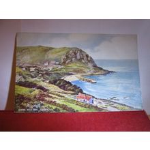 BONNE NUIT BAY, JERSEY, CHANNEL ISLES by E W Trick used postcard 1965? pm #