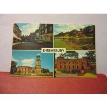 multiview, SHREWSBURY, SHROPSHIRE unused postcard PLC17629 Colourmaster =