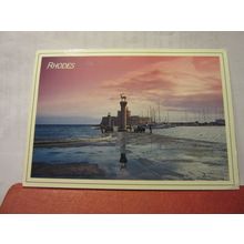 RHODES, GREECE used postcard 1992 pm #