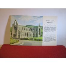 TINTERN ABBEY, MONMOUTHSHIRE , used postcard by Harvey Barton 1978 pm =
