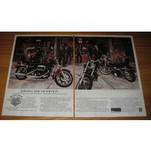 1981 Harley-Davidson Low Rider and Wide Glide Motorcycles Advertisement