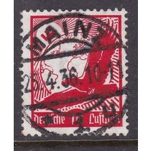 Germany 1936 POSTMARK MAINZ on Golden Eagle Globe and Swastika 10pf VGC