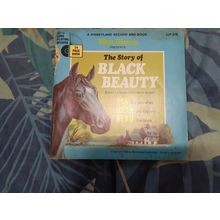 BLACK BEAUTY - MOTHER GOOSE - SEEING HEARING READING 7" 45 VINYL RECORD + BOOK