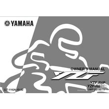 YAMAHA YZF-R6P YZF-R6PC OWNERS MANUAL MOTORCYCLE 128 PAGES IN ENGLISH