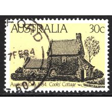 AUSTRALIA 1984: AUSTRALIA DAY - 30c COOK'S COTTAGE USED (G2)