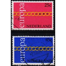 Netherlands. 1971 Set(2) S.G.1131/1132 Used
