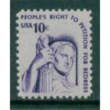 1592 10c Justice Fine MNH P#S LL 37247 A00003