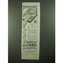 1923 Huntley & Palmers Biscuits Ad, Sweetmeats of Kings