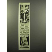 1940 Sierra Pine Soap Ad - From the Forest - Log Cabin