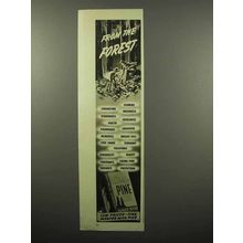 1940 Sierra Pine Soap Ad - From the Forest - Picking Wildflowers