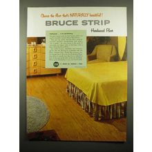 1954 Bruce Strip Hardwood Floor Ad