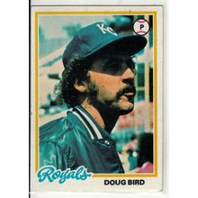 1978 Topps baseball card 183 Doug Bird - Royals