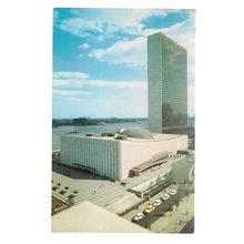 UNITED NATIONS BUILDING, NEW YORK CITY, USA unused postcard (A) =