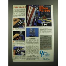 1986 Dillon RL-550 Reloading Machine Advertisement - Easy as A-B-C