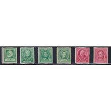 864 1c Henry Longfellow Barley Clears MNH VA0699a