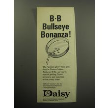 1967 Daisy B-B Guns Ad - B-B bullseye Bonanza