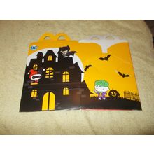 U.K McDonalds happy meal empty box DC Halloween 2022 (used)