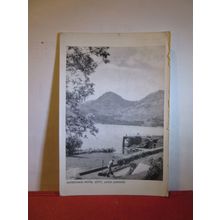 INVERSNAID HOTEL JETTY, LOCH LOMOND used vintage postcard 1949 pm =