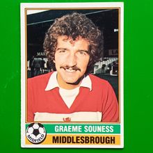 TOPPS FOOTBALL RED BACK 1977 #305 Middlesbrough Graeme Souness