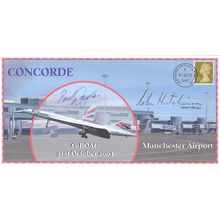 Paul Douglas Jonathan Hutchinson Concorde Manchester Airport LTD TO 1 Hand Signe