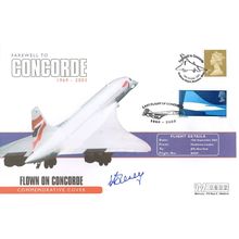 Farewell To Concorde Flown Cover Hand Signed David Leney Pilot FDC