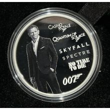 1 Oz Silver Proof Collectible 2024 JAMES BOND LEGACY DANIEL CRAIG 5th ISSUE
