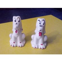 Old Vintage Walt Disney Pluto Salt & Pepper Shakers 1940/50s